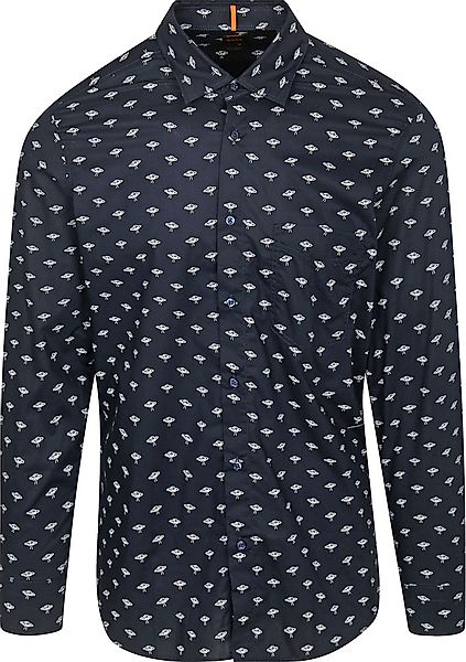 BOSS Remiton Hemd Navy - Größe M günstig online kaufen