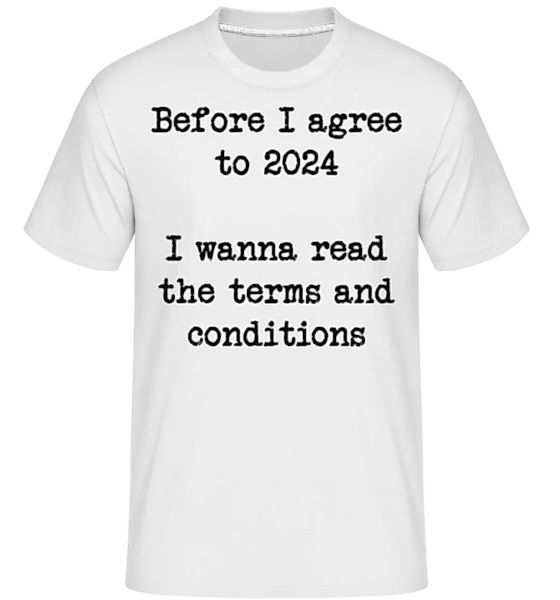 Terms And Conditions 2024 · Shirtinator Männer T-Shirt günstig online kaufen