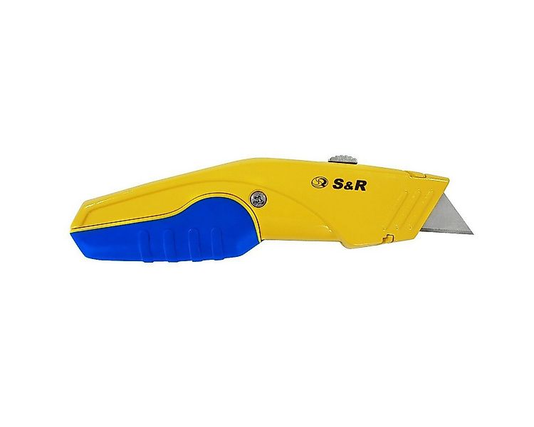 S&R Teppichmesser Schnellwechssel Profi Cuttermesser 168mm, (7-tlg., + 5 Er günstig online kaufen
