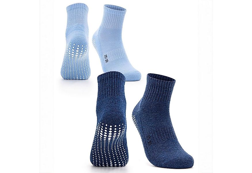 OCCULTO Sportsocken Damen Stoppersocken 2-4er Pack (Modell: Madeleine) (2-P günstig online kaufen