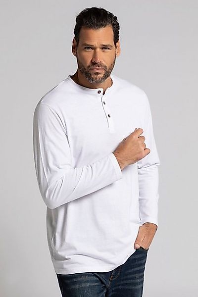 JP1880 T-Shirt Henley Basic Shirt Langarm Knopfleiste bis 8XL günstig online kaufen