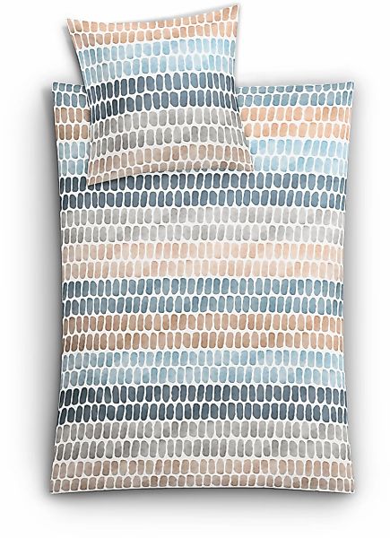 Kleine Wolke Bettwäsche "Solid" mit Streifen günstig online kaufen