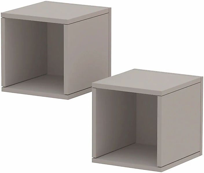 INOSIGN Wandregal "Wandregal Infinity" Set, 2 kleine Würfelregale, 2 Stk. t günstig online kaufen