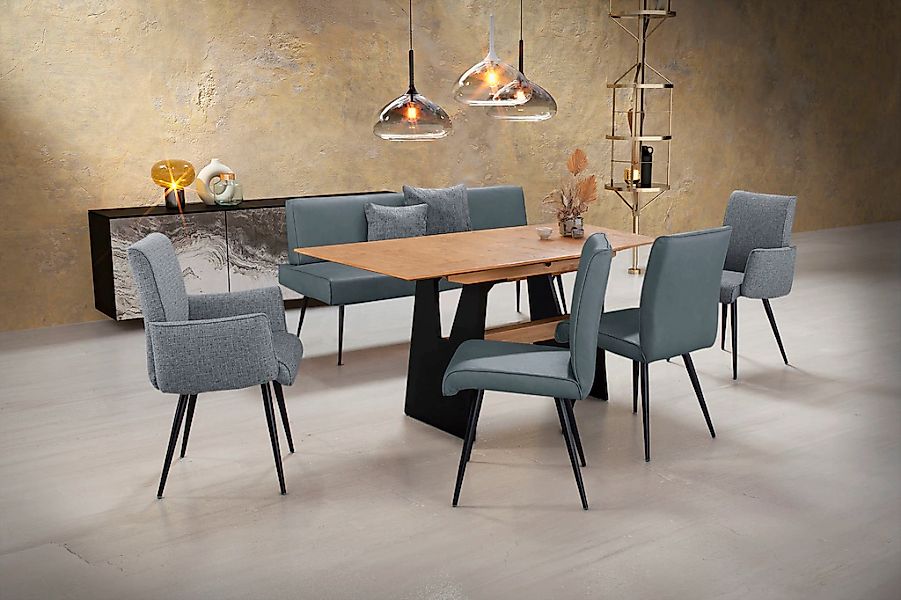 K+W Komfort & Wohnen Essgruppe "Giacomo I", (6 tlg., Polsterbank, 2 Stühle günstig online kaufen