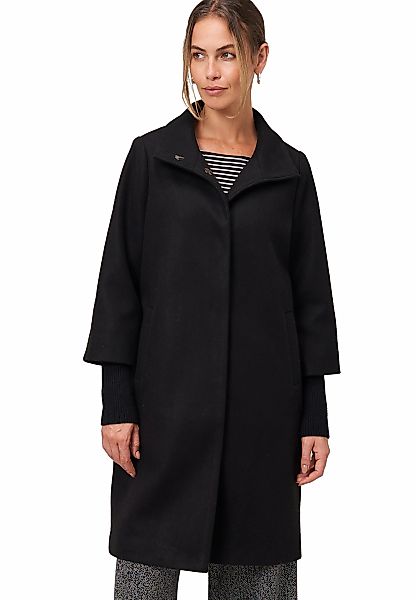 Zero Wintermantel "zero Damen Mantel Wolloptik mit Stehkragen" günstig online kaufen