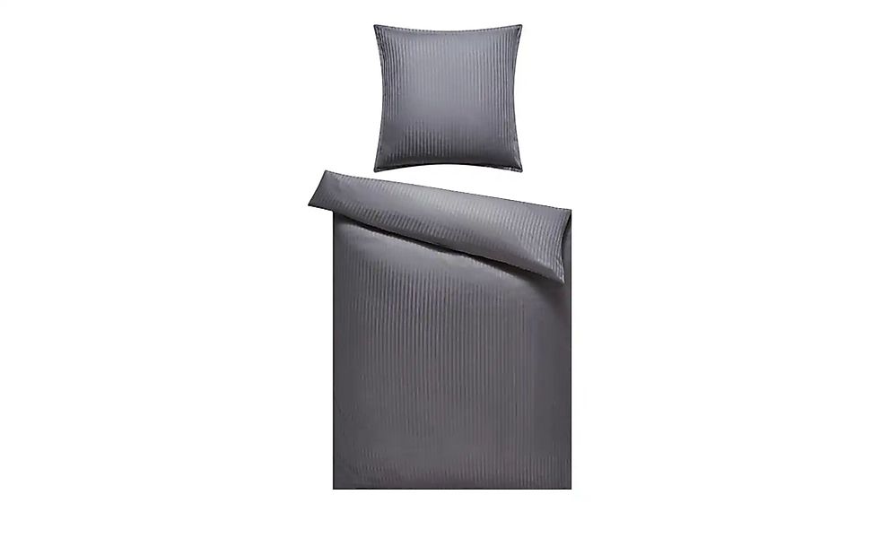 como Damast-Bettwäsche   ¦ grau ¦ Maße (cm): B: 200 Bettwaren > Bettwäsche günstig online kaufen