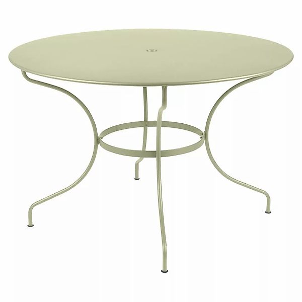 Opéra+ Outdoor-Tisch rund Ø117 cm Lindgrün günstig online kaufen