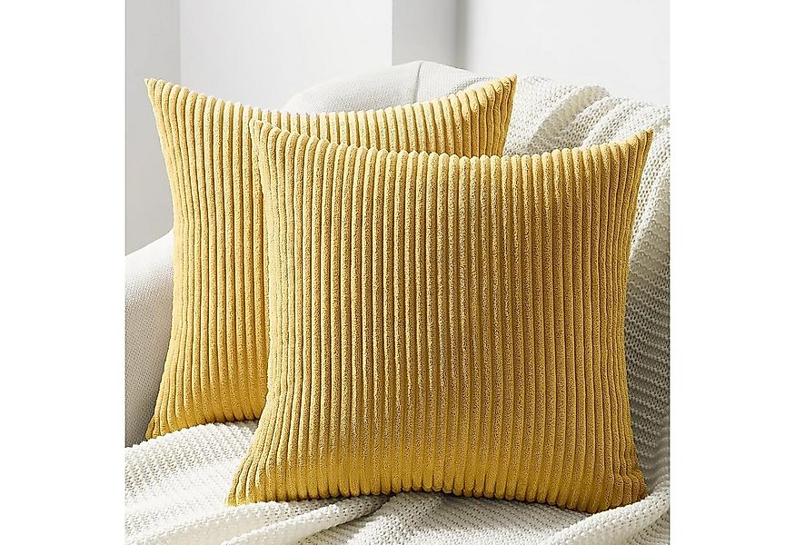 Topfinel Kissenbezug gestreiftes Muster,2er Set Kissenhülle Dekokissen Kiss günstig online kaufen