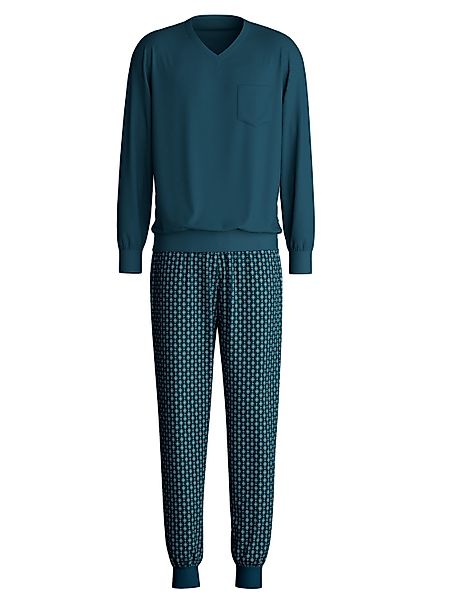CALIDA Pyjama Relax Imprint Herren (2 günstig online kaufen