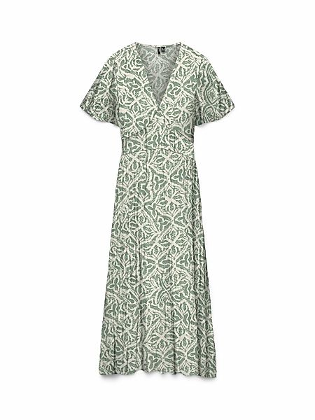 Vero Moda Sommerkleid "VMMENNY SS 7/8 V-NECK DRESS WVN GA" Viskose günstig online kaufen