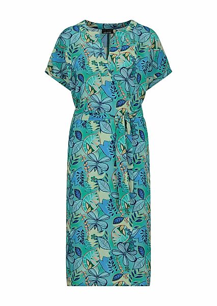 GOLDNER Sommerkleid "Viskosekleid mit floralem Muster" seitliche Eingriffts günstig online kaufen