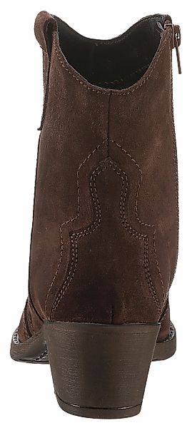 Tamaris Cowboy Stiefelette, Blockabsatz, Festival, Western-Boots günstig online kaufen