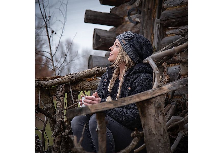 McRon Beanie Wollmütze Modell Luna gefüttert mit Fleece, hoher Schurwollant günstig online kaufen