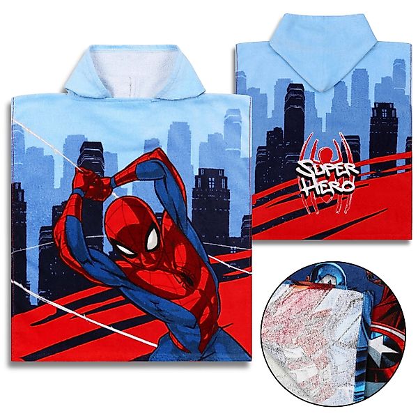Sarcia.eu Kapuzenhandtuch MARVEL SpiderMan Kinderbadetuch für günstig online kaufen
