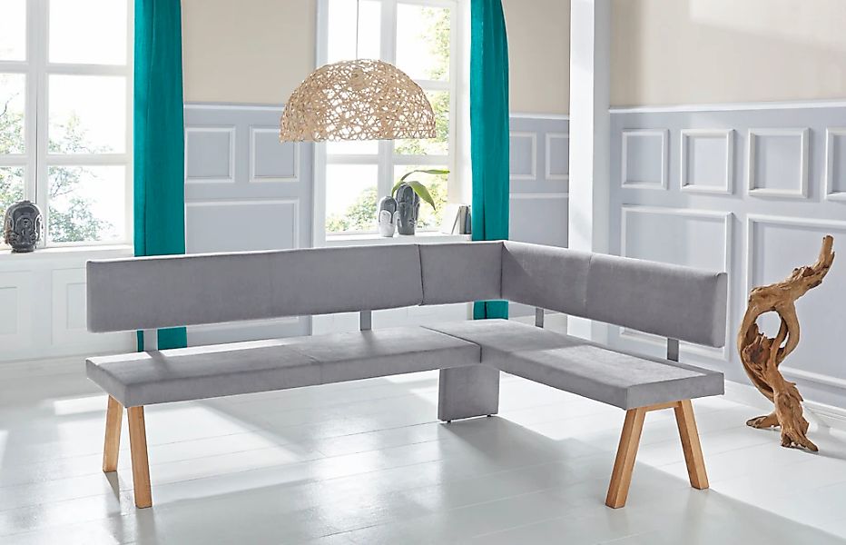 Home affaire Eckbank "Rio" Massivholz in Eiche geölt, Esszimmerbank bequem günstig online kaufen