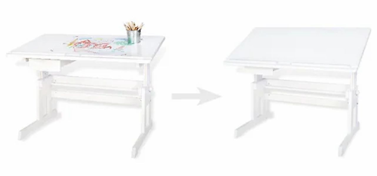 Pinolino® Kinderschreibtisch »Lena, weiß«, Made in Europe günstig online kaufen