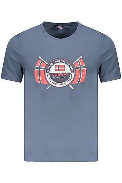NORWAY 1963 T-Shirt Kurzarm Herren T-Shirt mit Print & Logo - Blau günstig online kaufen