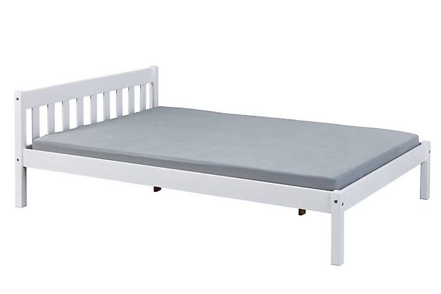 Inter Link Massivholzbett VILMAR 140x200, Doppelbett aus Kiefer Massivholz günstig online kaufen