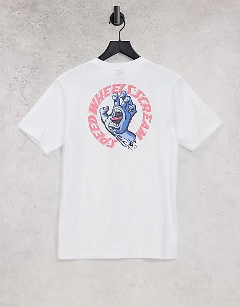 Santa Cruz – Vntg Screaming Hand Scream – T-Shirt mit Schreiende-Hand-Logo- günstig online kaufen