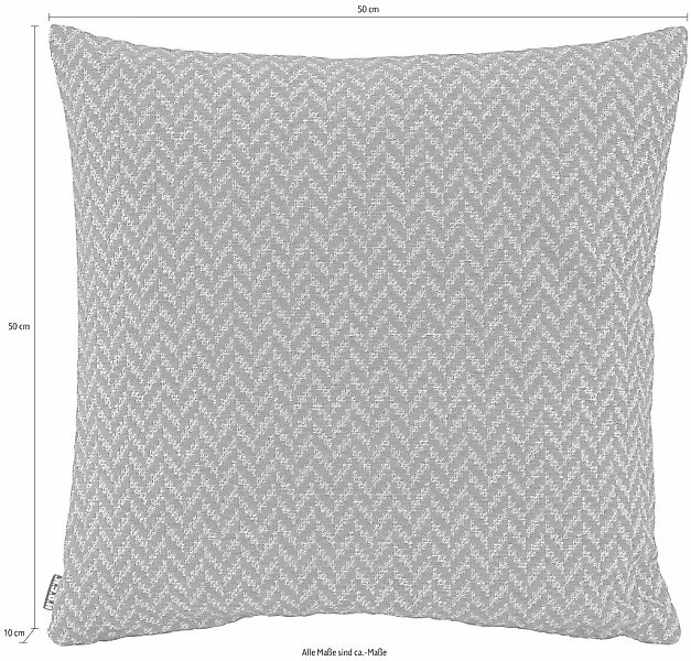 H.O.C.K. Dekokissen "Zircono" mit Ethnomuster, Kissenhülle mit Füllung, 1 S günstig online kaufen
