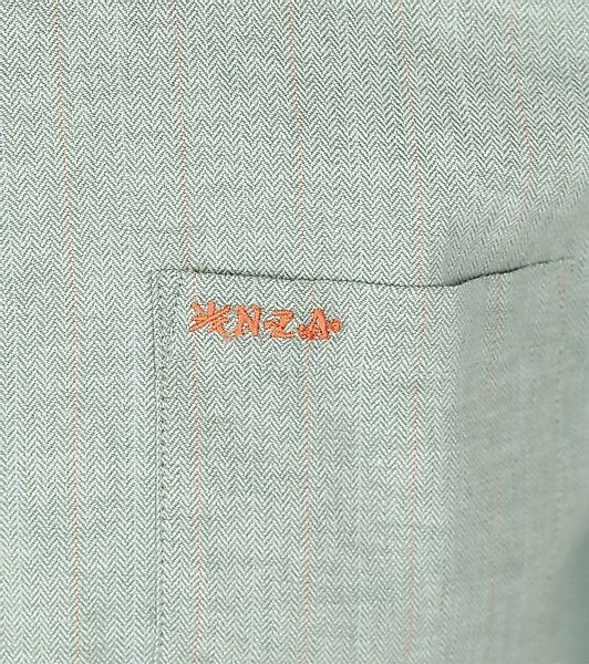 NZA Hemd Cody Leinen Blend Grün - Größe M günstig online kaufen