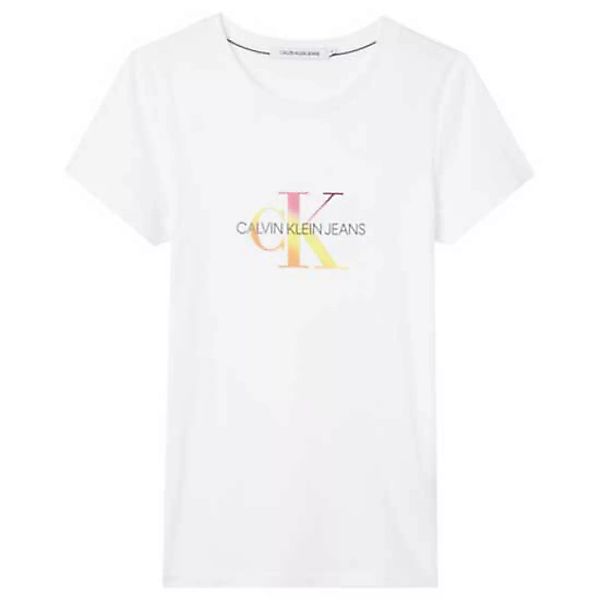 Calvin Klein Jeans Seasonal Filled Monogram Kurzärmeliges T-shirt L Gradien günstig online kaufen