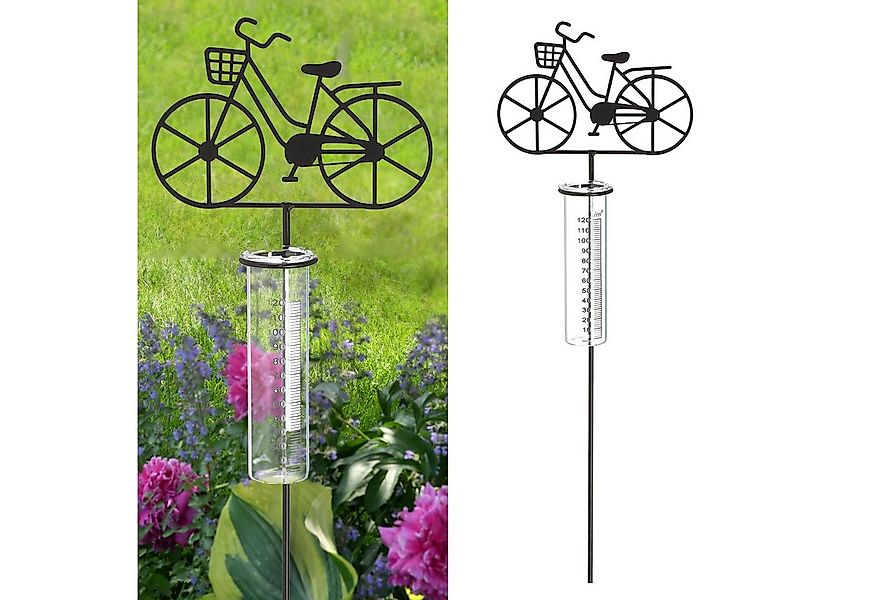 CEPEWA Gartenstecker Gartenstecker Regenmesser Fahrrad günstig online kaufen