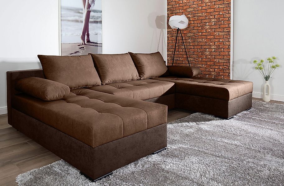 COLLECTION AB Wohnlandschaft Josy, U-Form, Schlafsofa günstig online kaufen