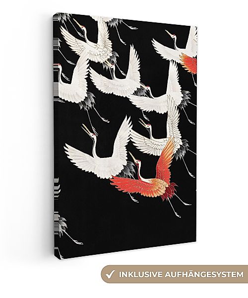 OneMillionCanvasses® Leinwandbild Skandinavisch - Kranich - günstig online kaufen