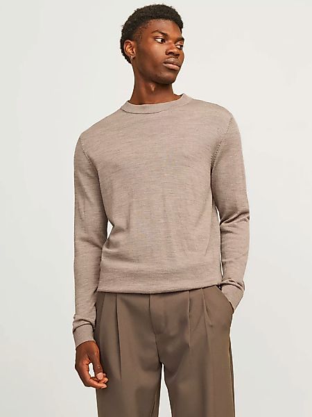 Jack & Jones Rundhalspullover "JPRBLAMARK MERINO KNIT CREW NECK LN" günstig online kaufen