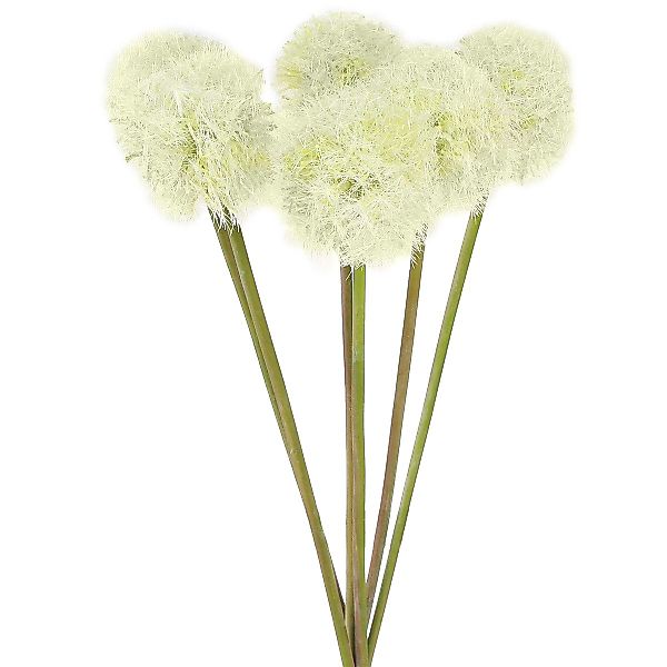 Kunstblume Künstliche Pusteblume Weiß Deko 48cm günstig online kaufen