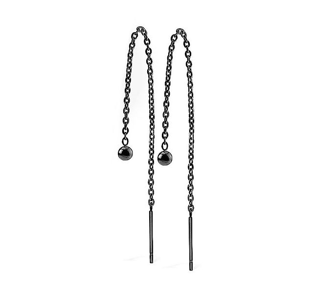 viva-adorno Paar Ohrhänger Durchzieher Ohrringe Hänger Ketten Chirurgenstah günstig online kaufen