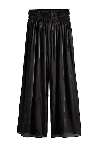 Next Palazzohose Weite Nadelstreifenhose Metallic, Kurzgröße günstig online kaufen