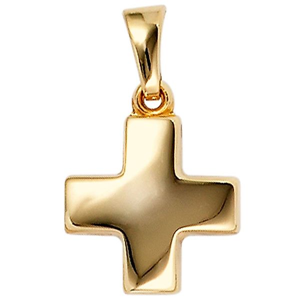 Schmuck Krone Kettenanhänger Anhänger Kreuz, 333 günstig online kaufen