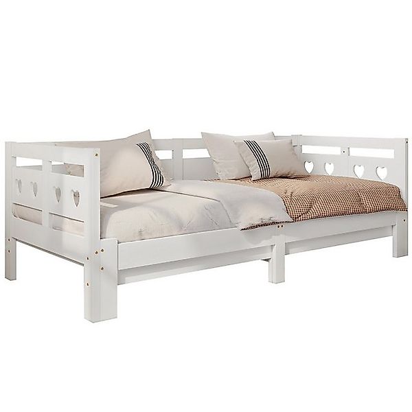 Yorbay Daybett Tagesbett Duplex Ausziehbett 90*200cm, Aus Kiefer massiv, 2 günstig online kaufen