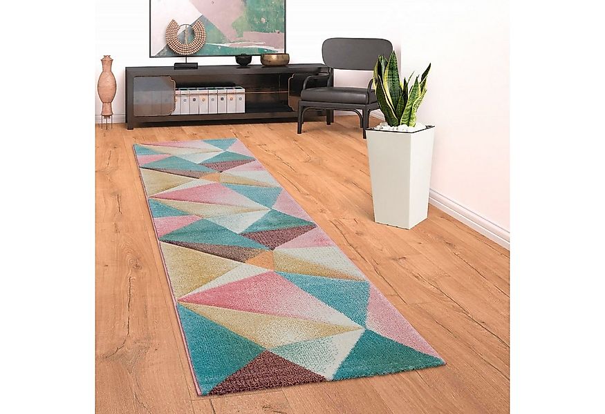 Paco Home Läufer Kosy 310, rechteckig, Höhe: 15 mm, Teppich-Läufer, Kurzflo günstig online kaufen