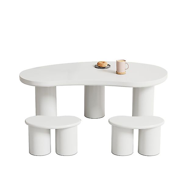 MODFU Couchtisch Beistelltisch Scandi (Wohnzimmertisch, 3-St., günstig online kaufen