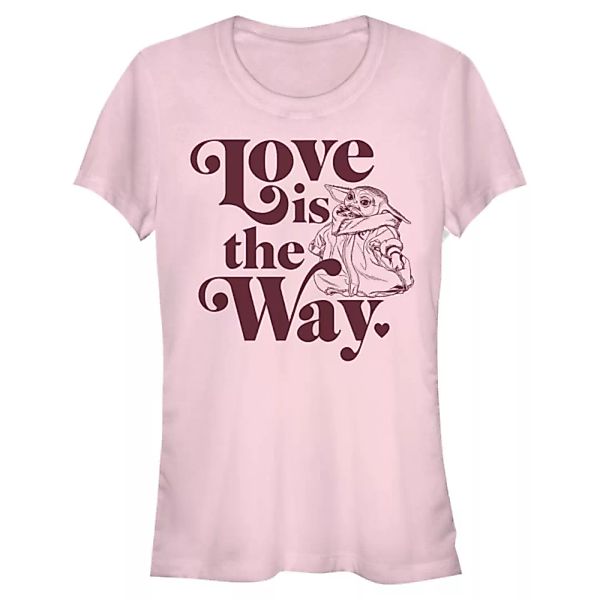 Star Wars - The Mandalorian - Grogu Love Is - Valentinstag - Frauen T-Shirt günstig online kaufen