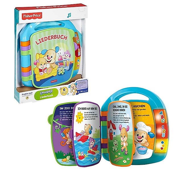 Mattel® Lernspielzeug Fisher-Price Lernspaß Liederbuch günstig online kaufen