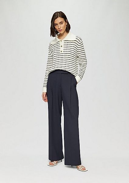 s.Oliver Chinos Hose Elegante Hose mit Extra Wide Leg aus Viskosemix günstig online kaufen