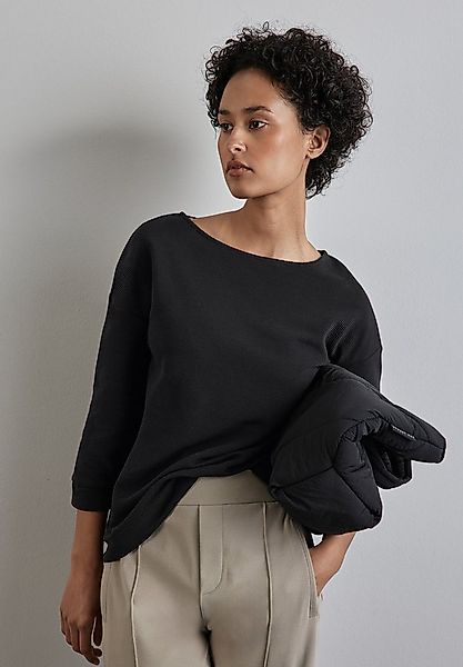 STREET ONE 3/4-Arm-Shirt in Struktur-Optik günstig online kaufen