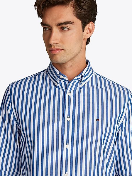 Tommy Hilfiger Langarmhemd FLEX POPLIN BOLD günstig online kaufen