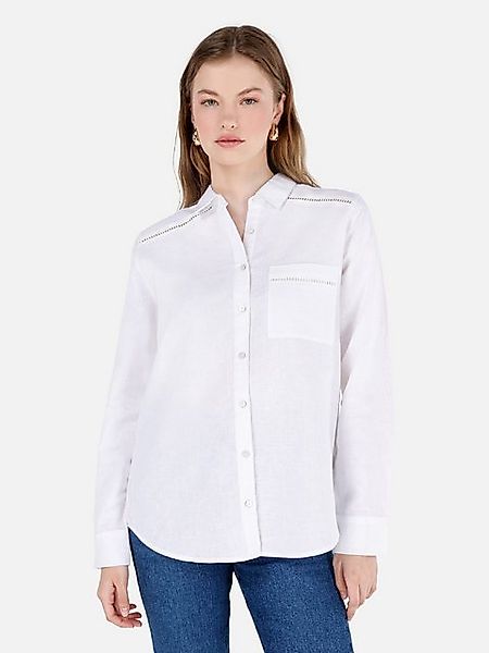 Colins Langarmhemd Colins Regular Fit Shirt Neck Unifarbenes Damen Langarms günstig online kaufen