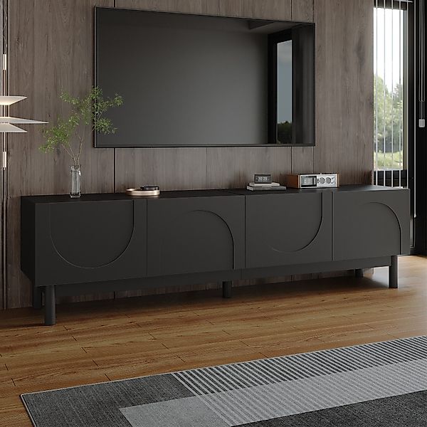 OKWISH Lowboard mit gewölbten, wellenförmigen Türen günstig online kaufen