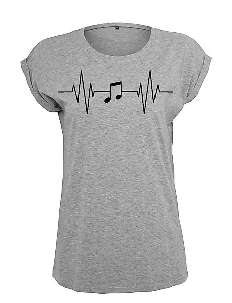 Youth Designz Print-Shirt "Heartbeat Music" Damen günstig online kaufen