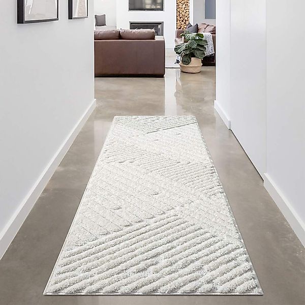 Carpet City Hochflor-Teppich "FOCUS749" rechteckig 20 mm Höhe Boho-Teppich, günstig online kaufen