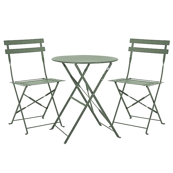 Svita Berlin Balkonmöbel Bistroset Stuhl Tisch Garten Bistro Cafe Metall Kl günstig online kaufen
