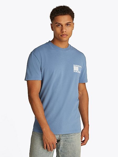 Tommy Jeans Kurzarmshirt TJM REG PAISLEY FLAG TEE EXT Mit Rundhalsausschnit günstig online kaufen