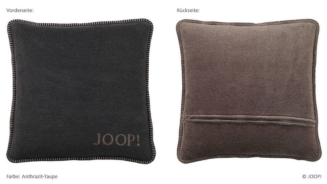 JOOP! Dekokissen Kissenhülle UNI Doubleface 50x50 günstig online kaufen