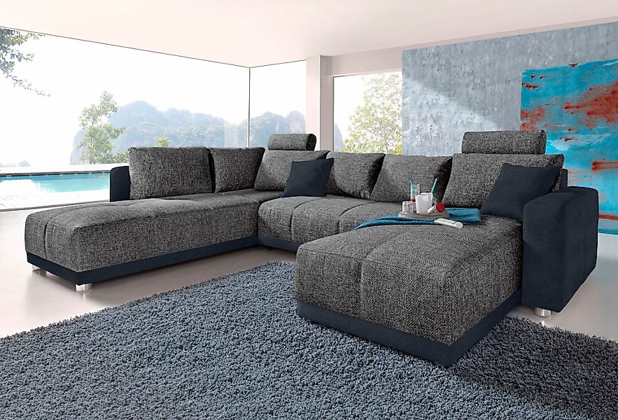 Jockenhöfer Gruppe "Orlando U-Form, B: 337 cm" mit Bettfunktion, Bettkasten günstig online kaufen